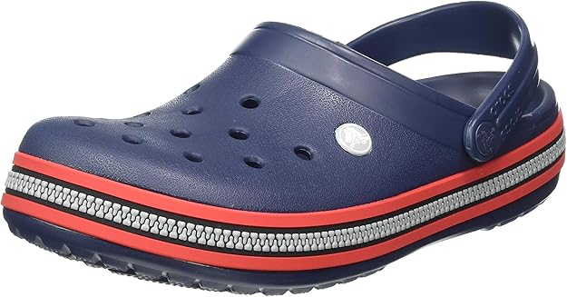 crocs 卡骆驰 男士 crocband 拉链带洞洞鞋